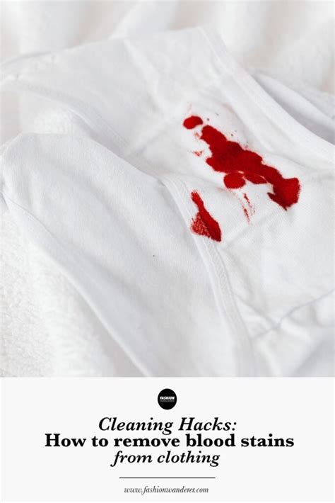 fake blood stains on clothes|does vinegar remove blood stains.